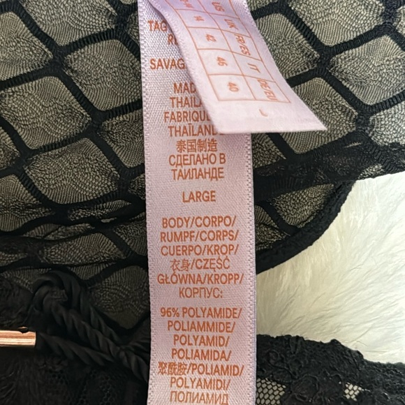 Savage x Fenty Black Cut Out Back Sheer Panty🌺 - Picture 7 of 8